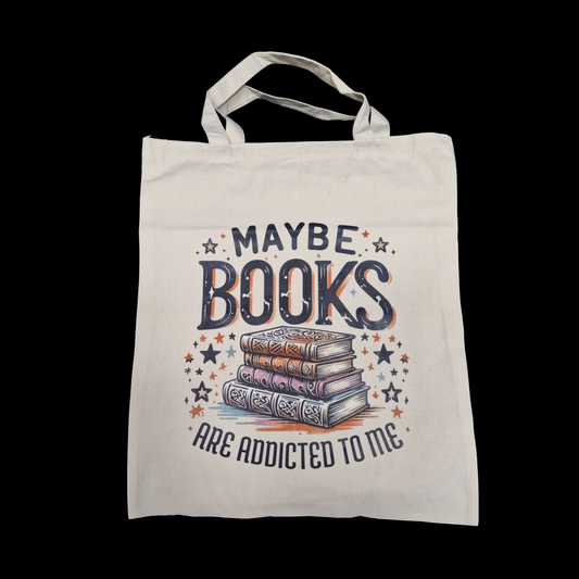 Maybe Books Are Addicted To Me Bag image 1