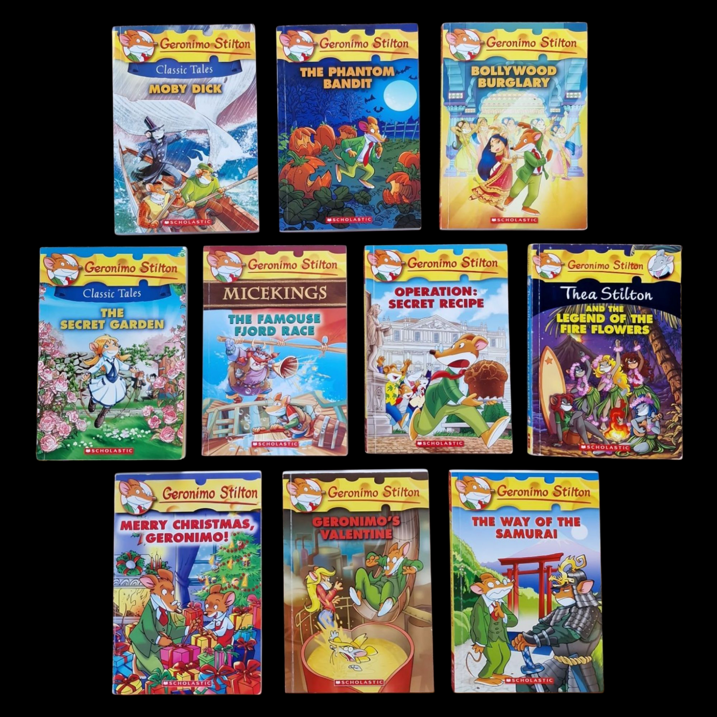Geronimo Stilton- Bulk Mixed x10 Books image 1
