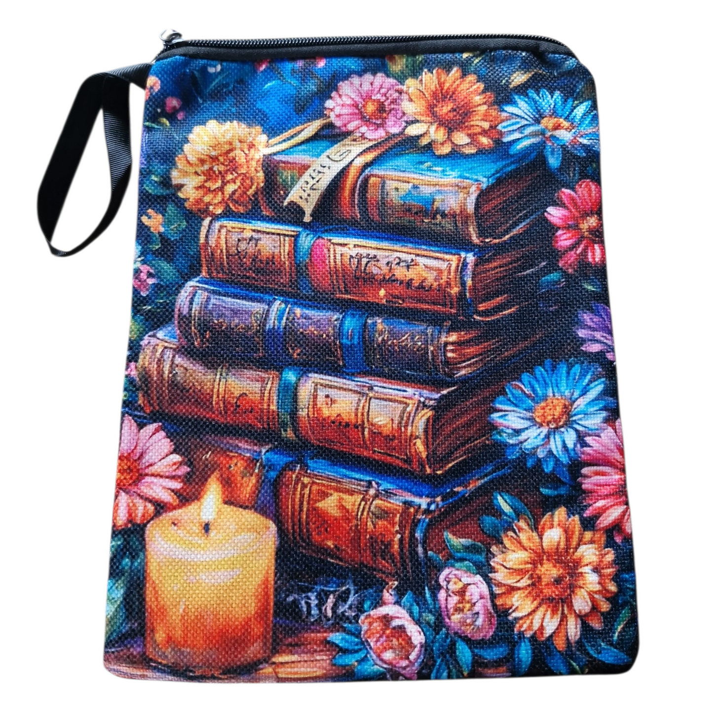 Candle Bookstack Book Bag