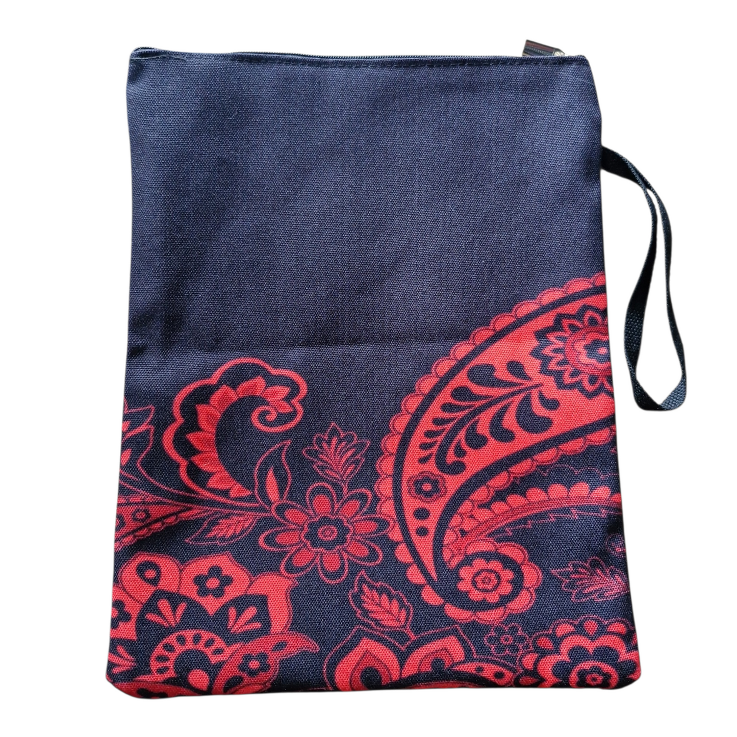 Red Floral Design Book Bag