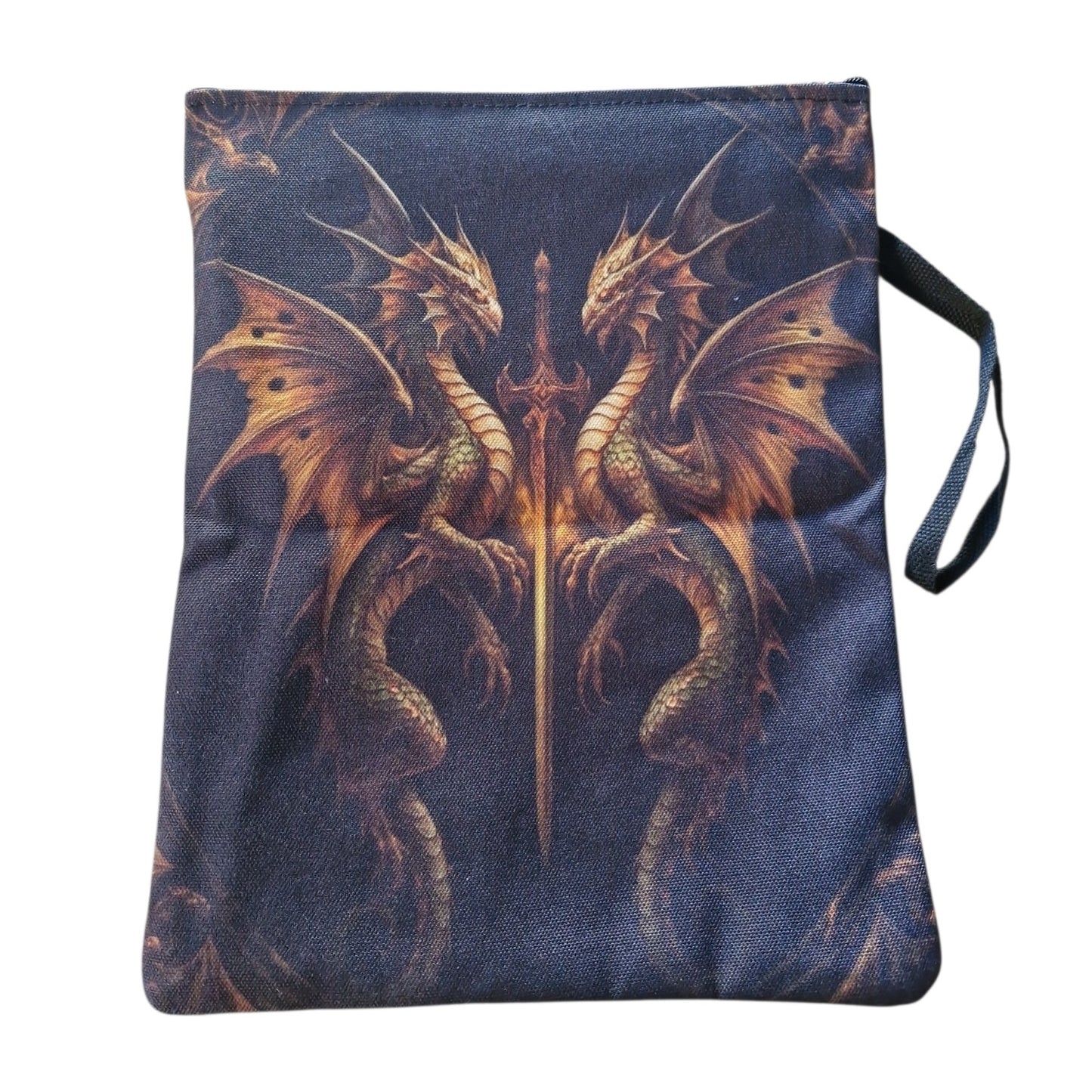 Double Dragon Sword Book Bag