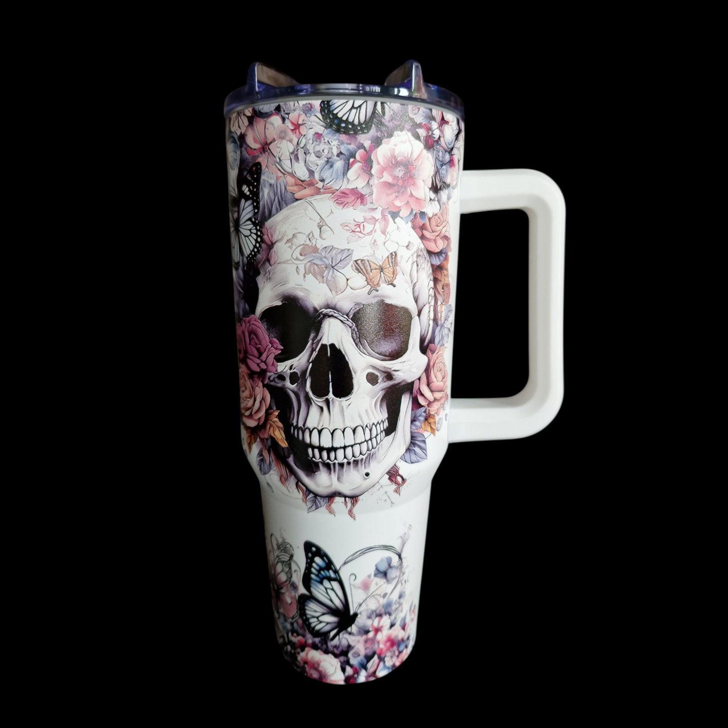 40oz Skull Travel Mug image 1