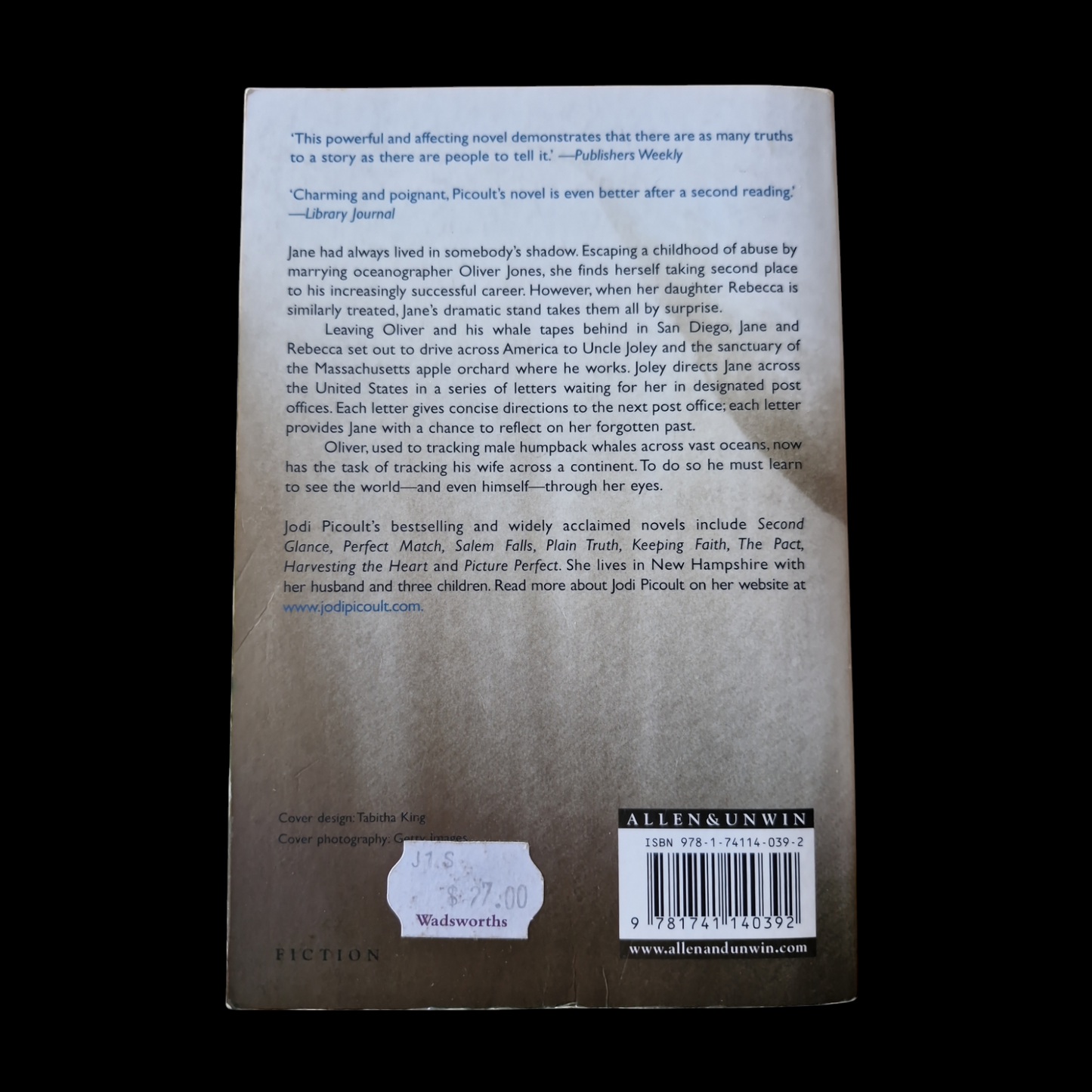 Jodi Picoult- Songs Of The Humpback Whale image 2