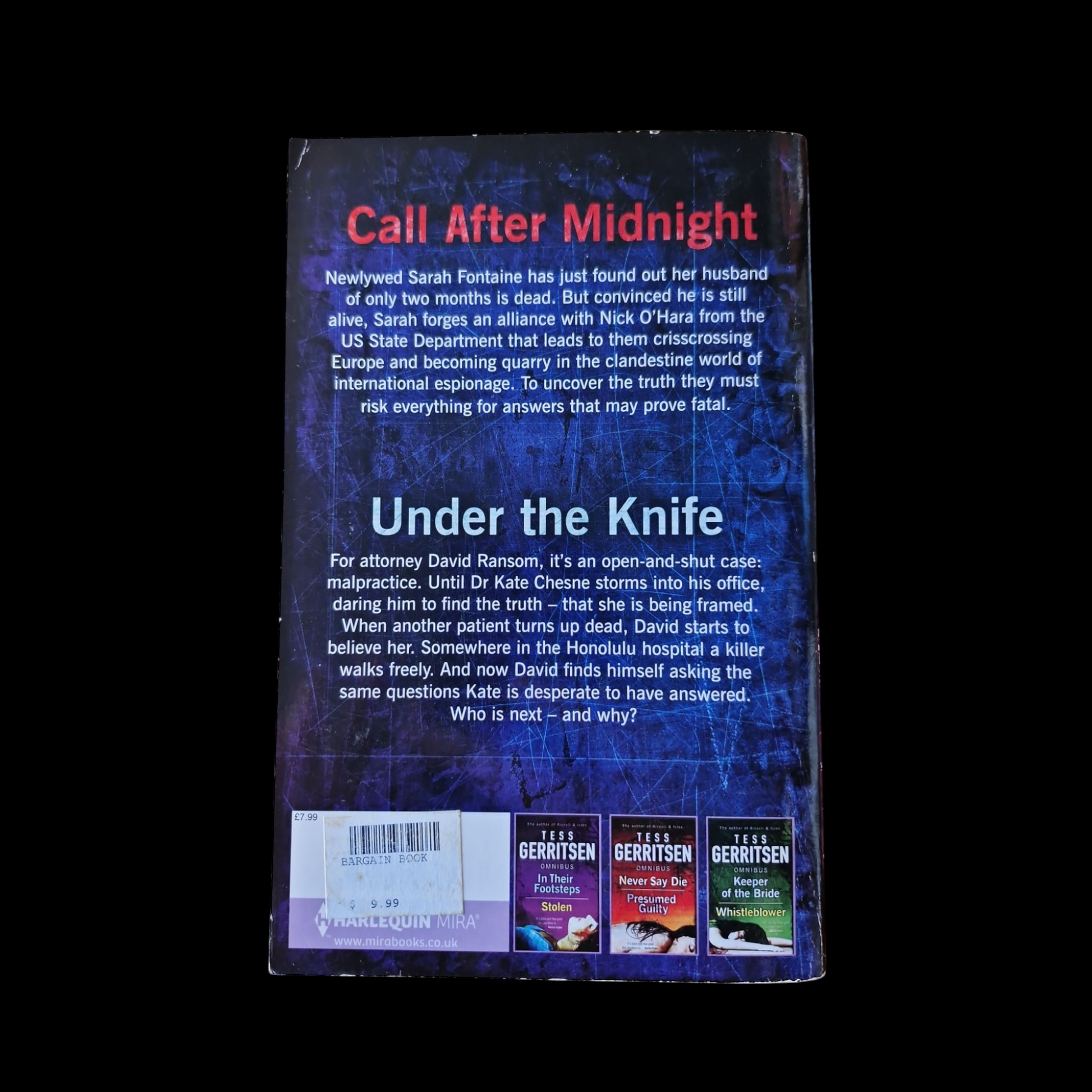Tess Gerritsen- Call After Midnight / Under The Knife image 2