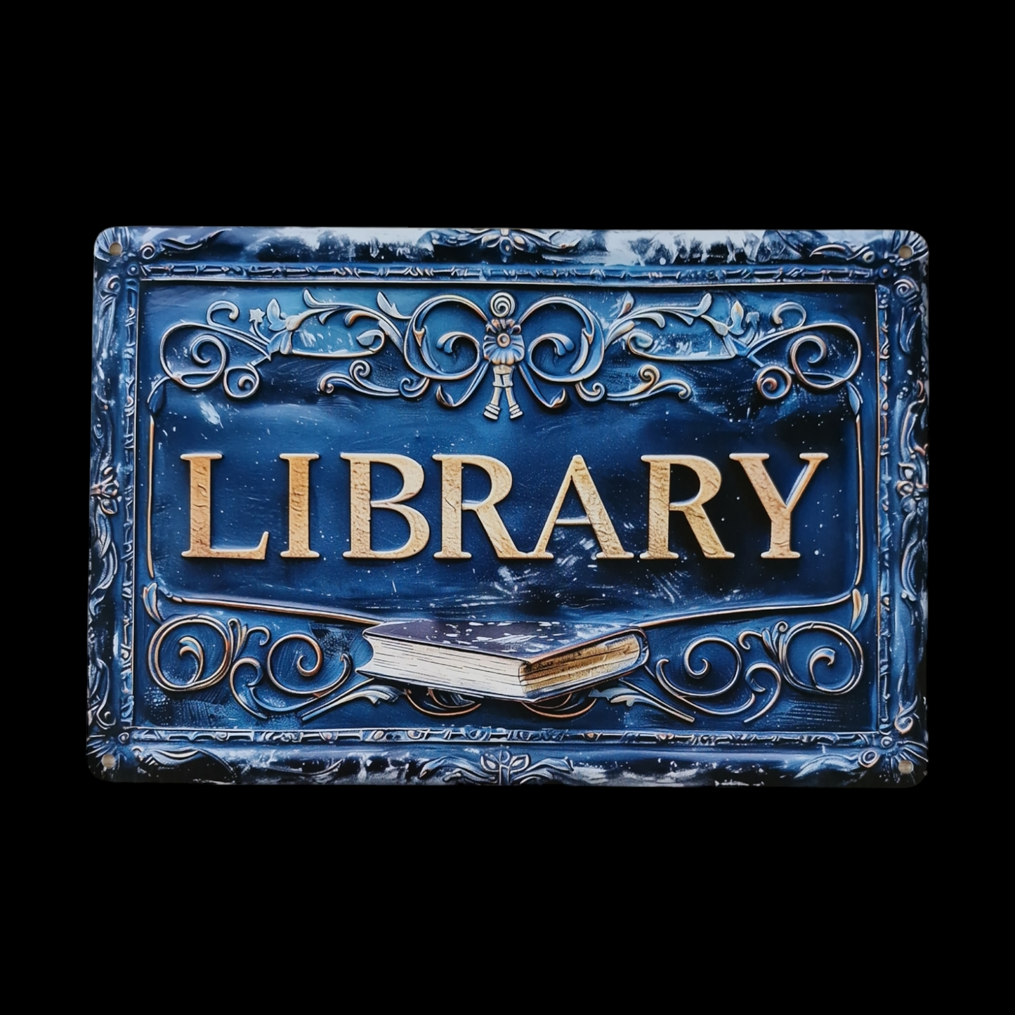 Library Tin Sign image 1