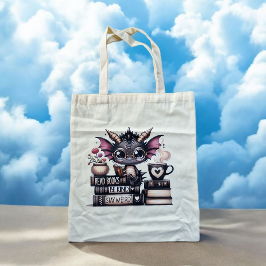 Read Books Be Kind Stay Weird Bag image 0