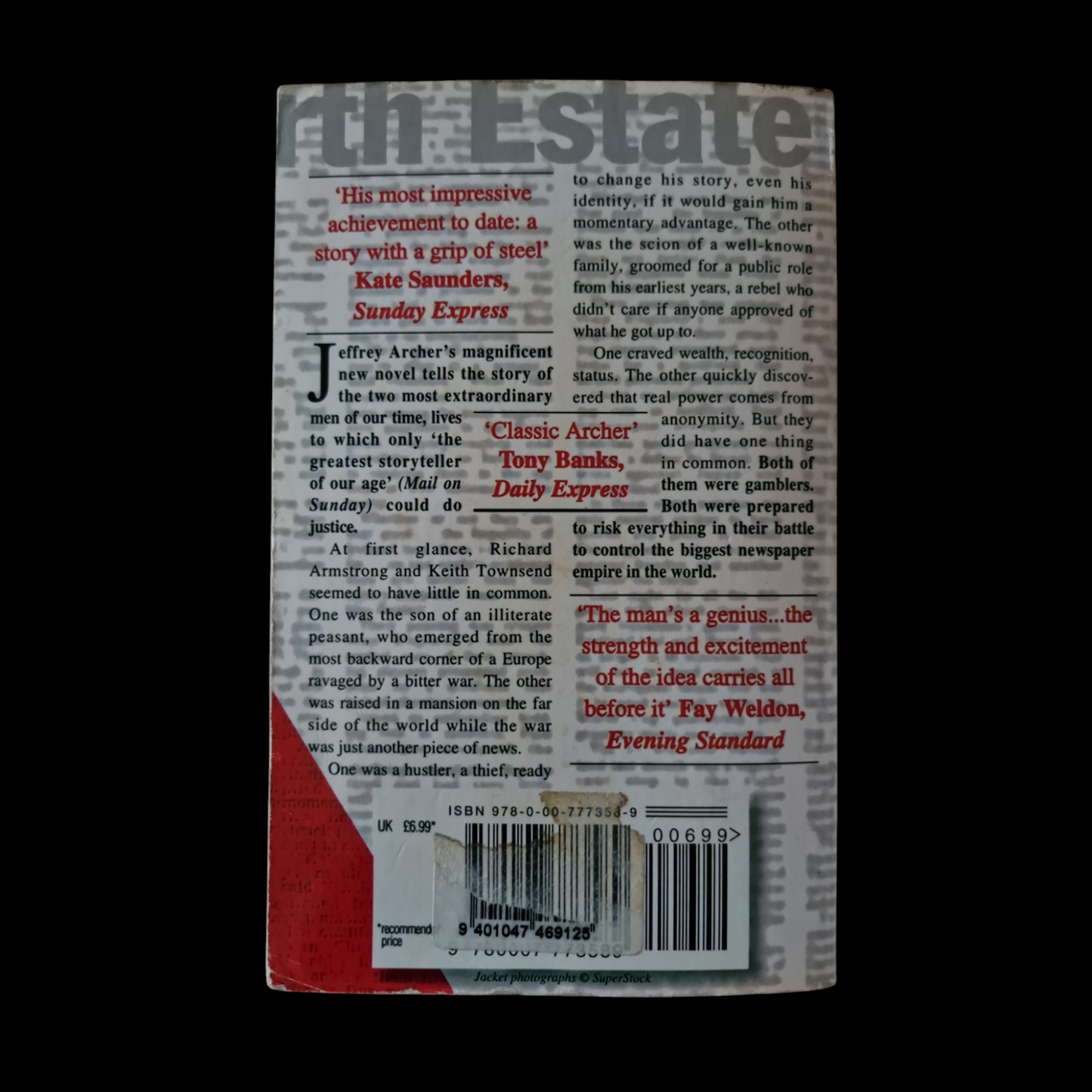 Jeffrey Archer- The Fourth Estate  image 2