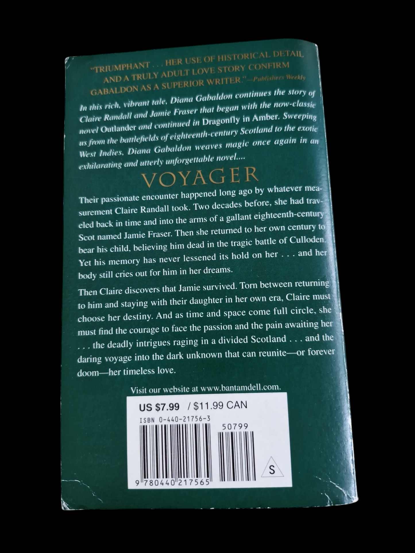 Diana Gabaldon- Voyager  image 2