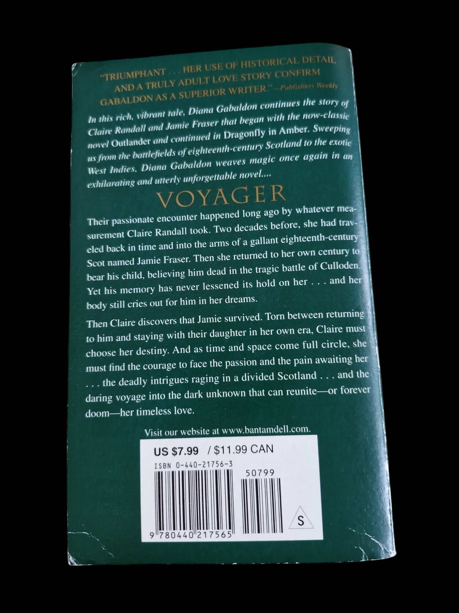 Diana Gabaldon- Voyager  image 2