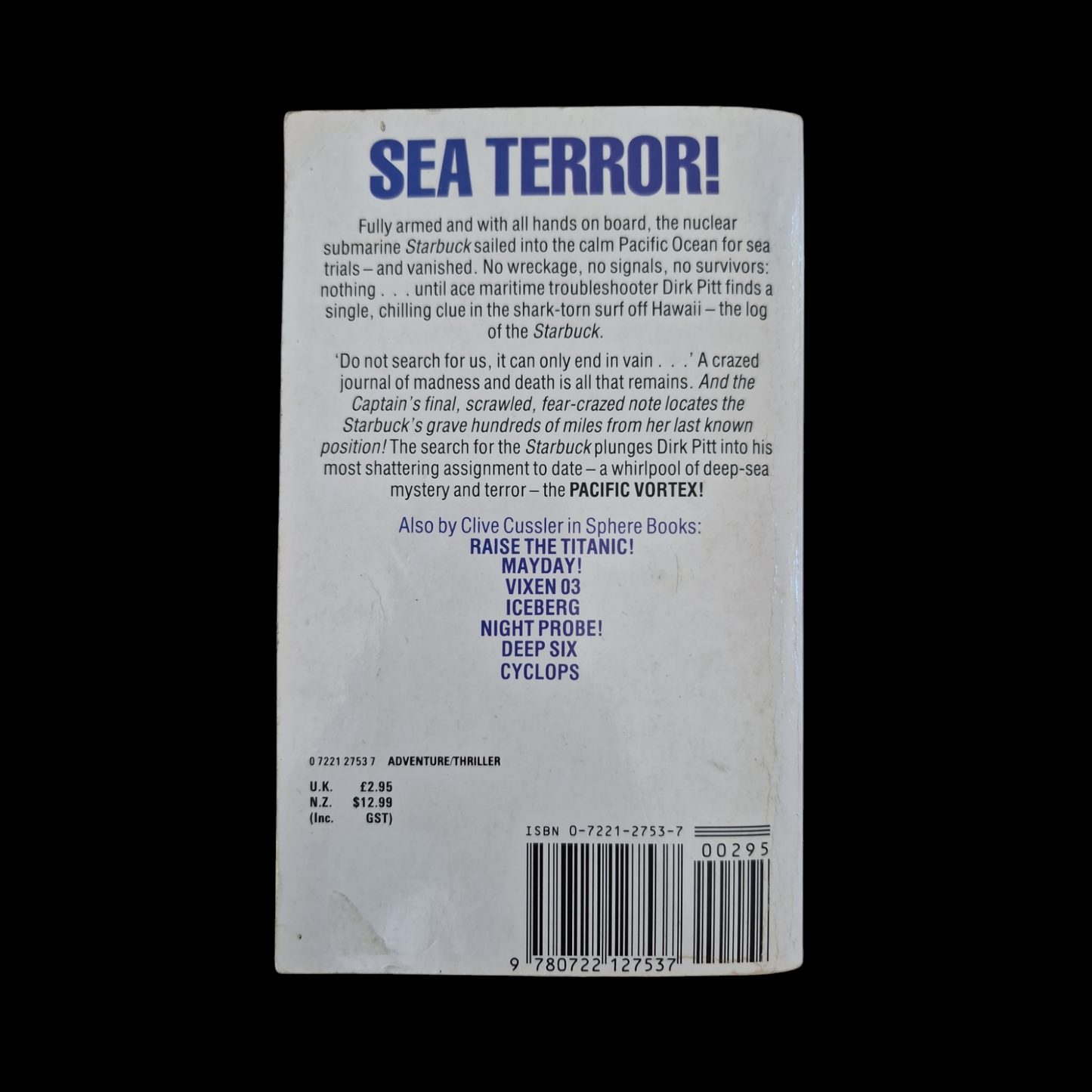 Clive Cussler- Pacific Vortex! image 2