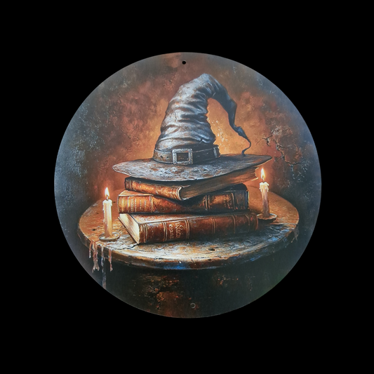 Wizard Hat Tin Sign image 0