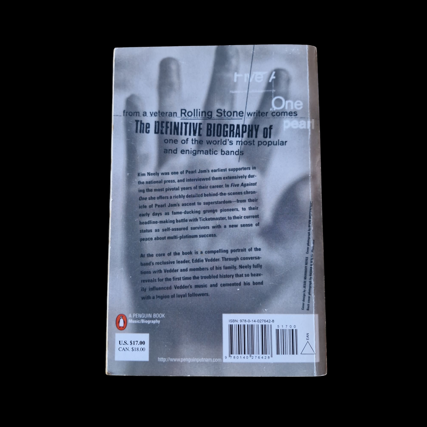 Kim Neely- FIve Against One- The Pearl Jam Story image 2