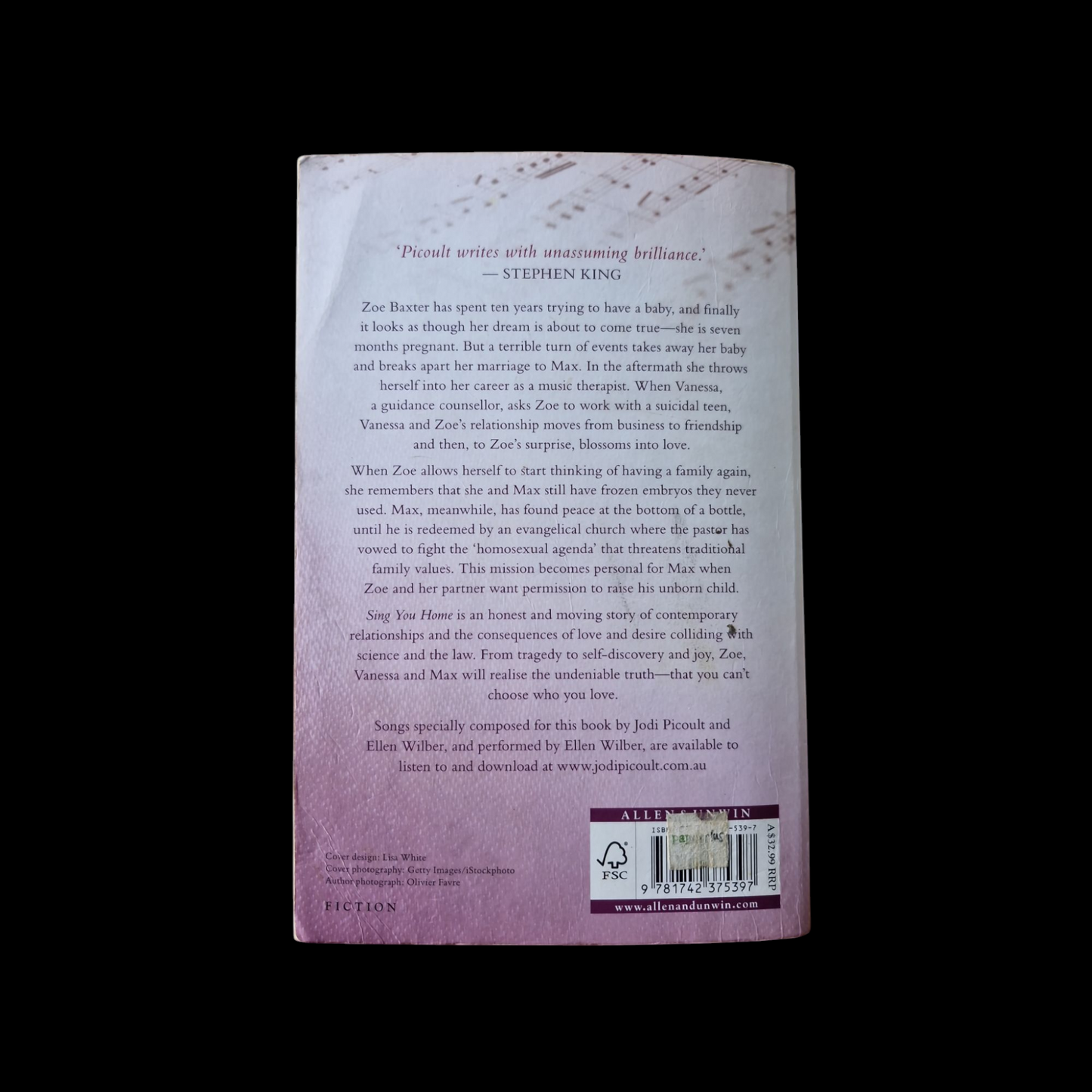 Jodi Picoult- Sing You Home image 2