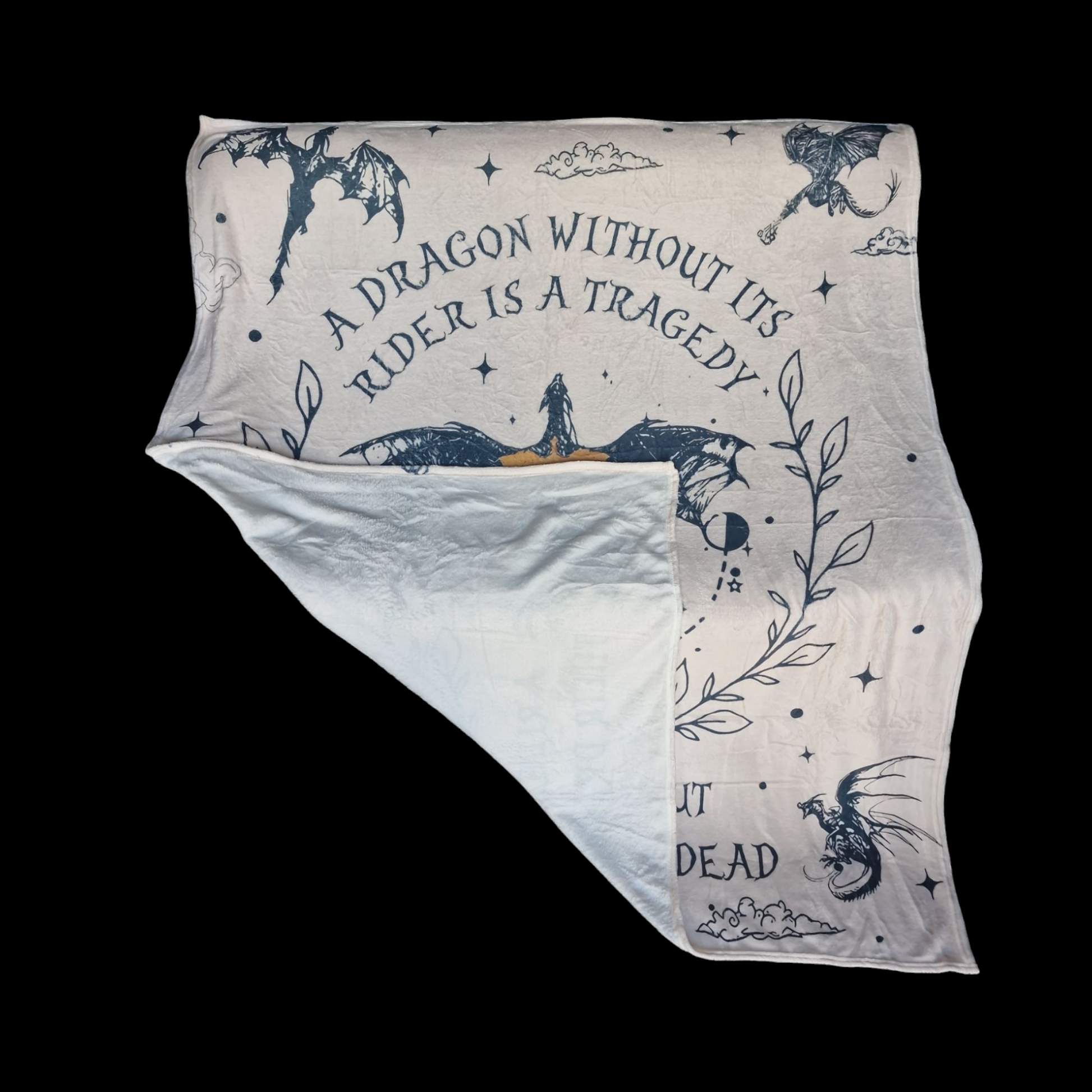 A Dragon Without It's Rider Is A Tragedy Blanket image 1