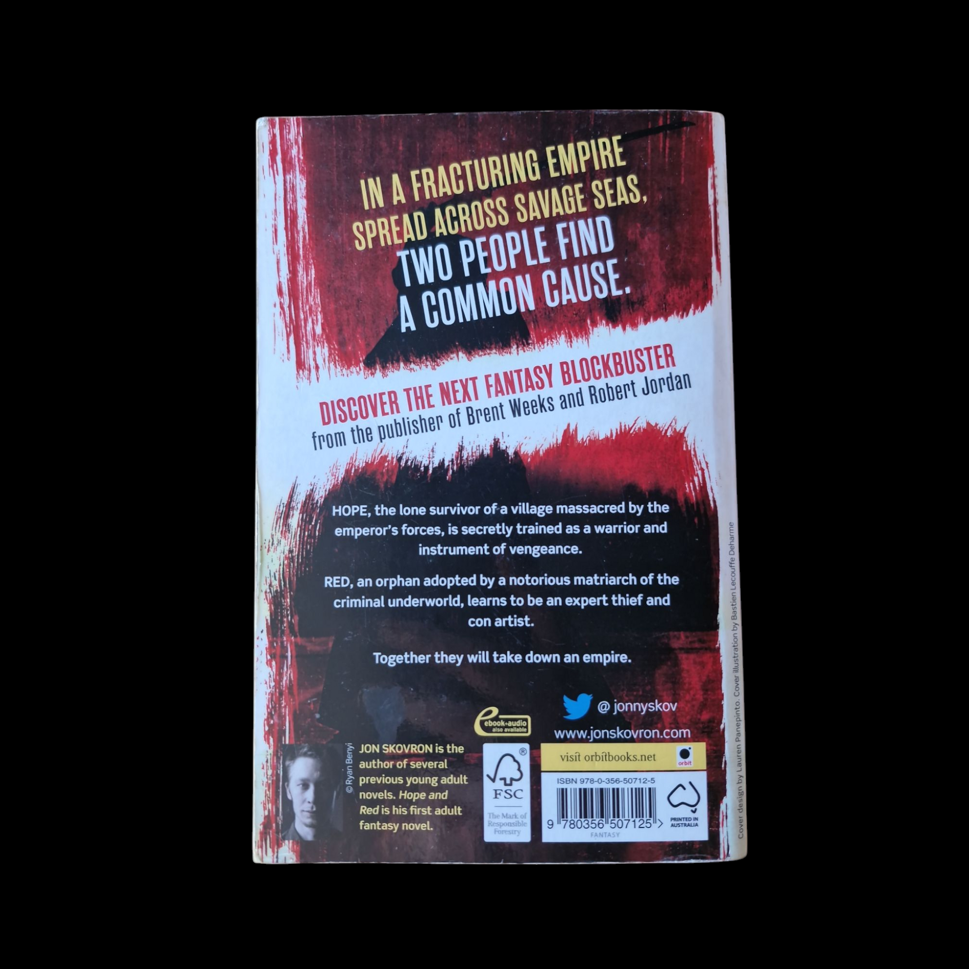 Jonathan Skovron- Hope And Red image 2