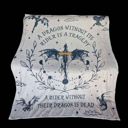 A Dragon Without It's Rider Is A Tragedy Blanket image 0