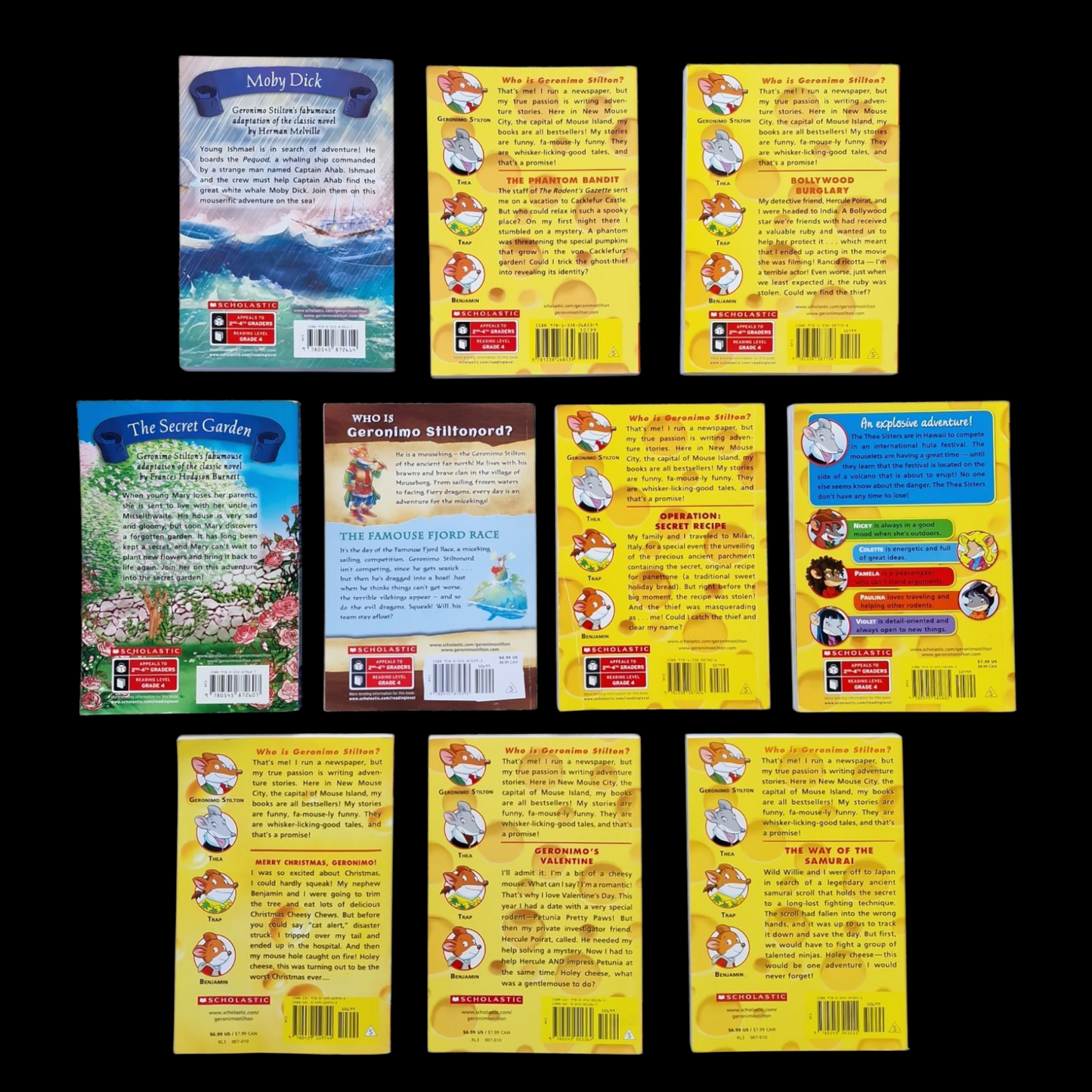 Geronimo Stilton- Bulk Mixed x10 Books image 2