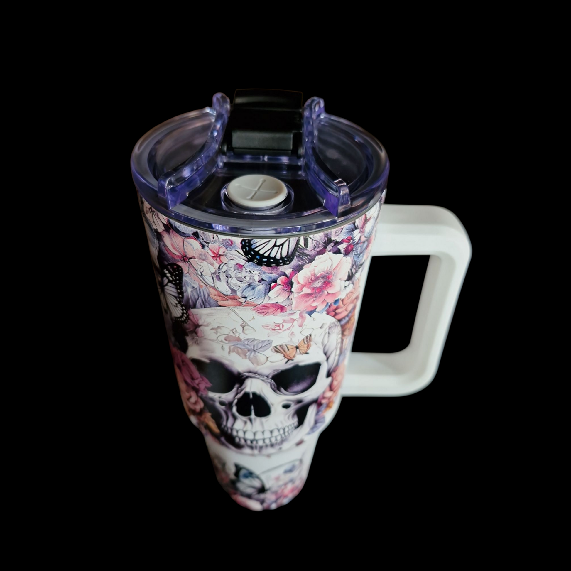 40oz Skull Travel Mug image 2