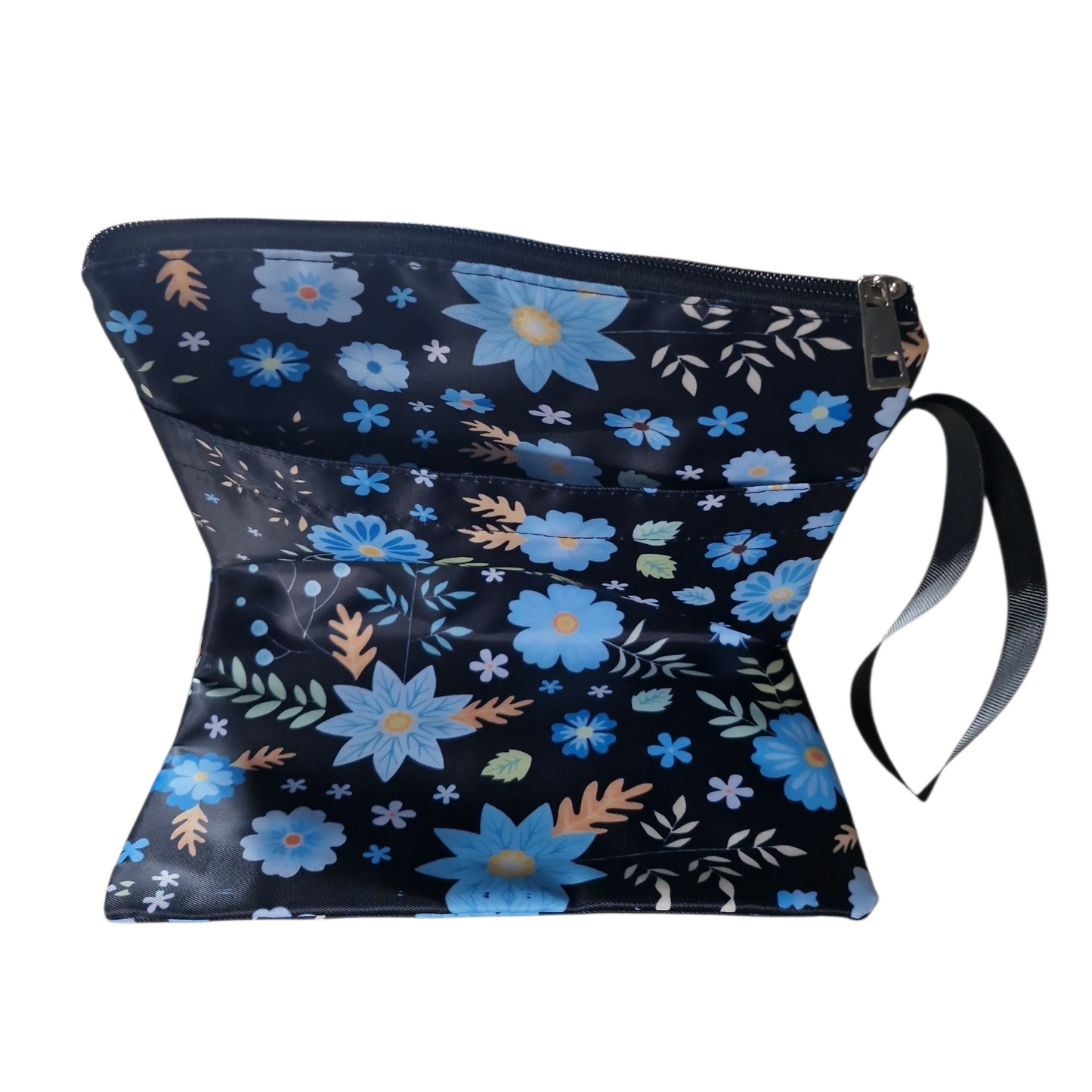 Blue Flowers Book Bag