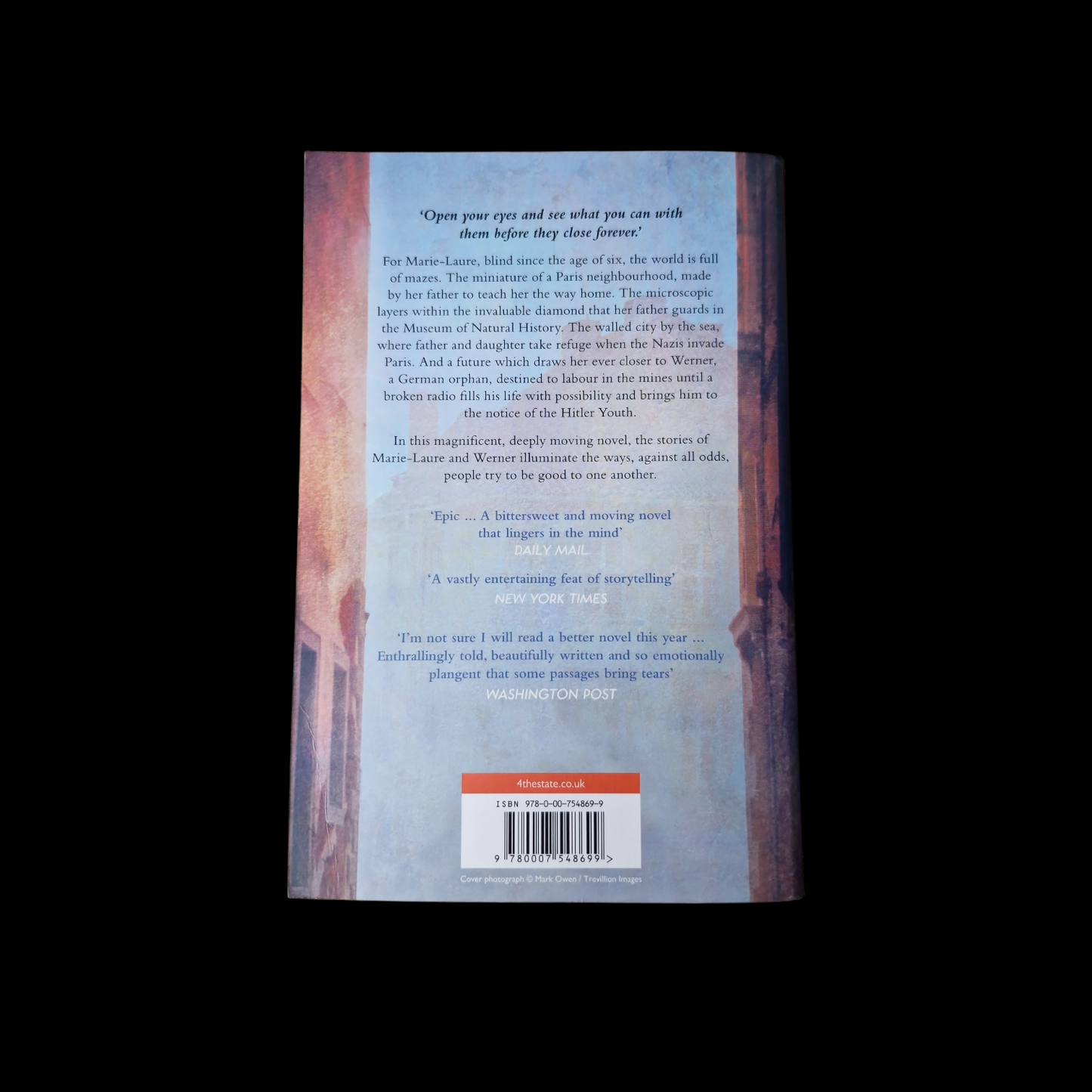 Anthony Doerr- All The Light We Cannot See