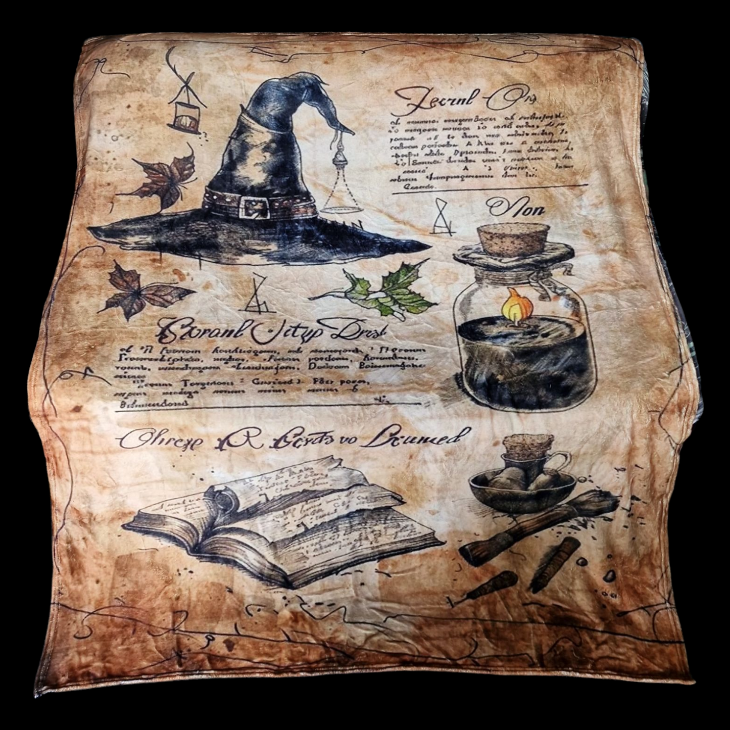 Magical Potion Book Blanket