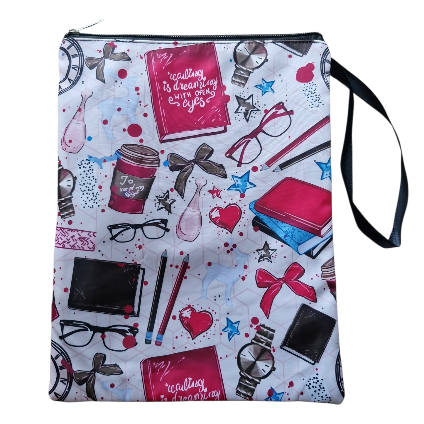 Pink Bookish Book Bag