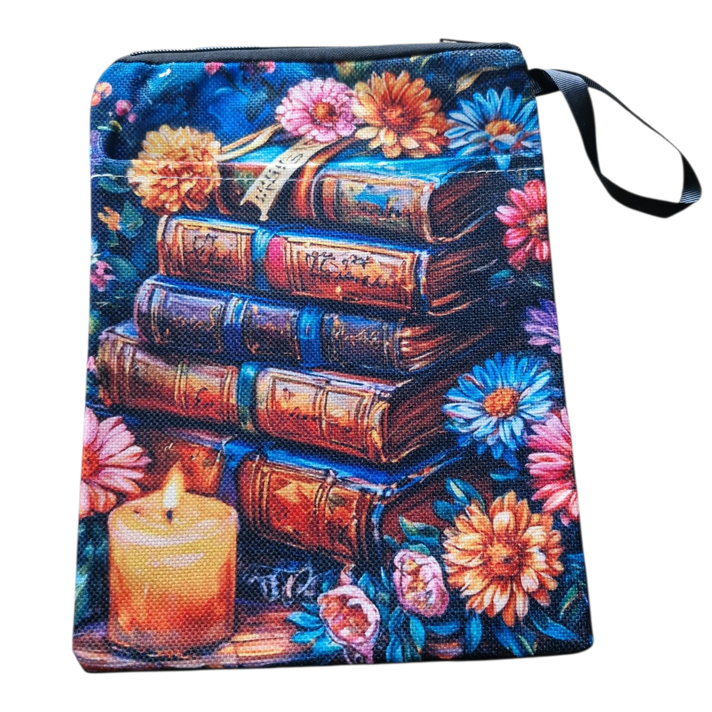 Candle Bookstack Book Bag