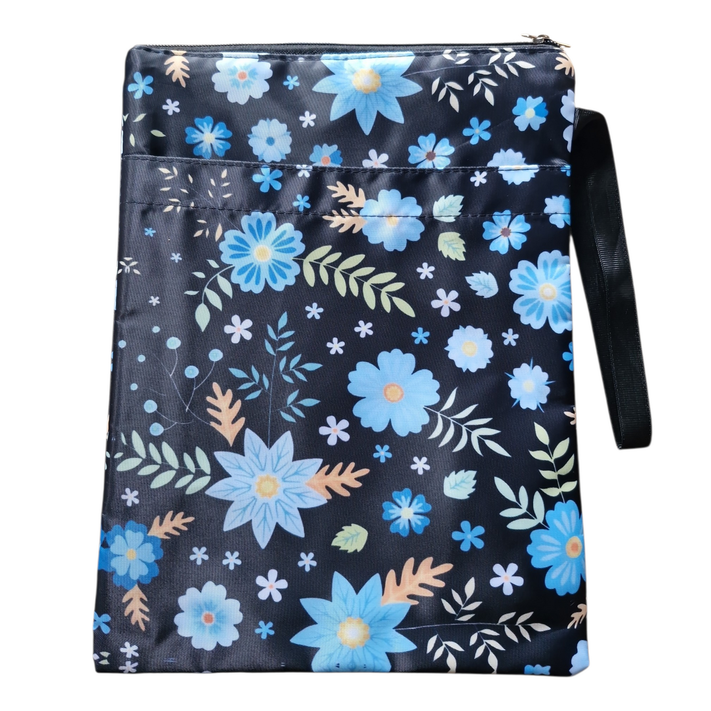 Blue Flowers Book Bag