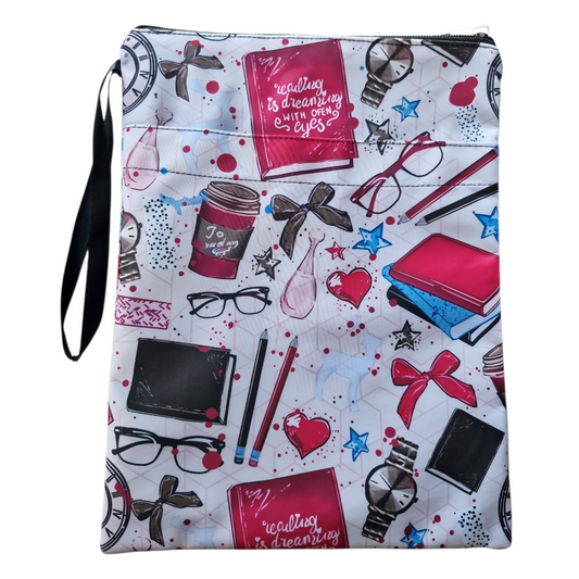 Pink Bookish Book Bag