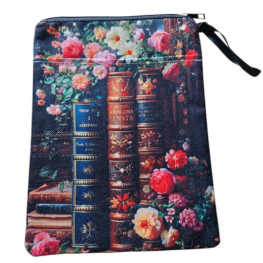 Vintage Floral Book Bag