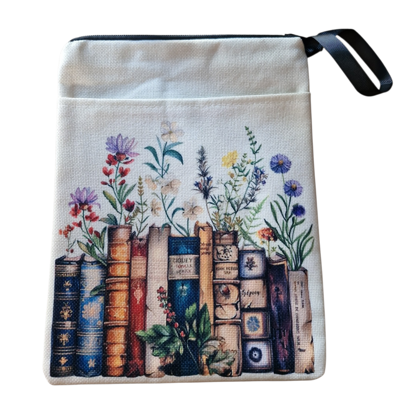 Flower Book Shelf Book Bag