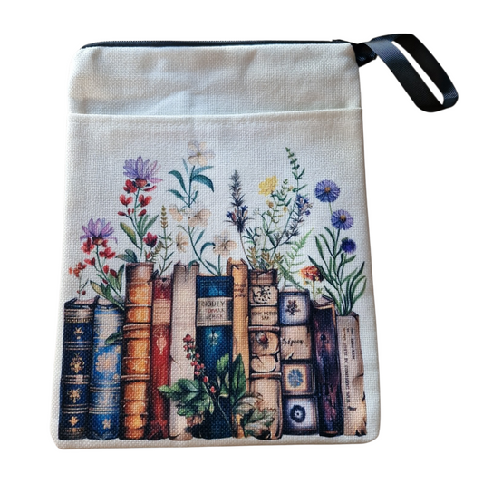 Flower Book Shelf Book Bag