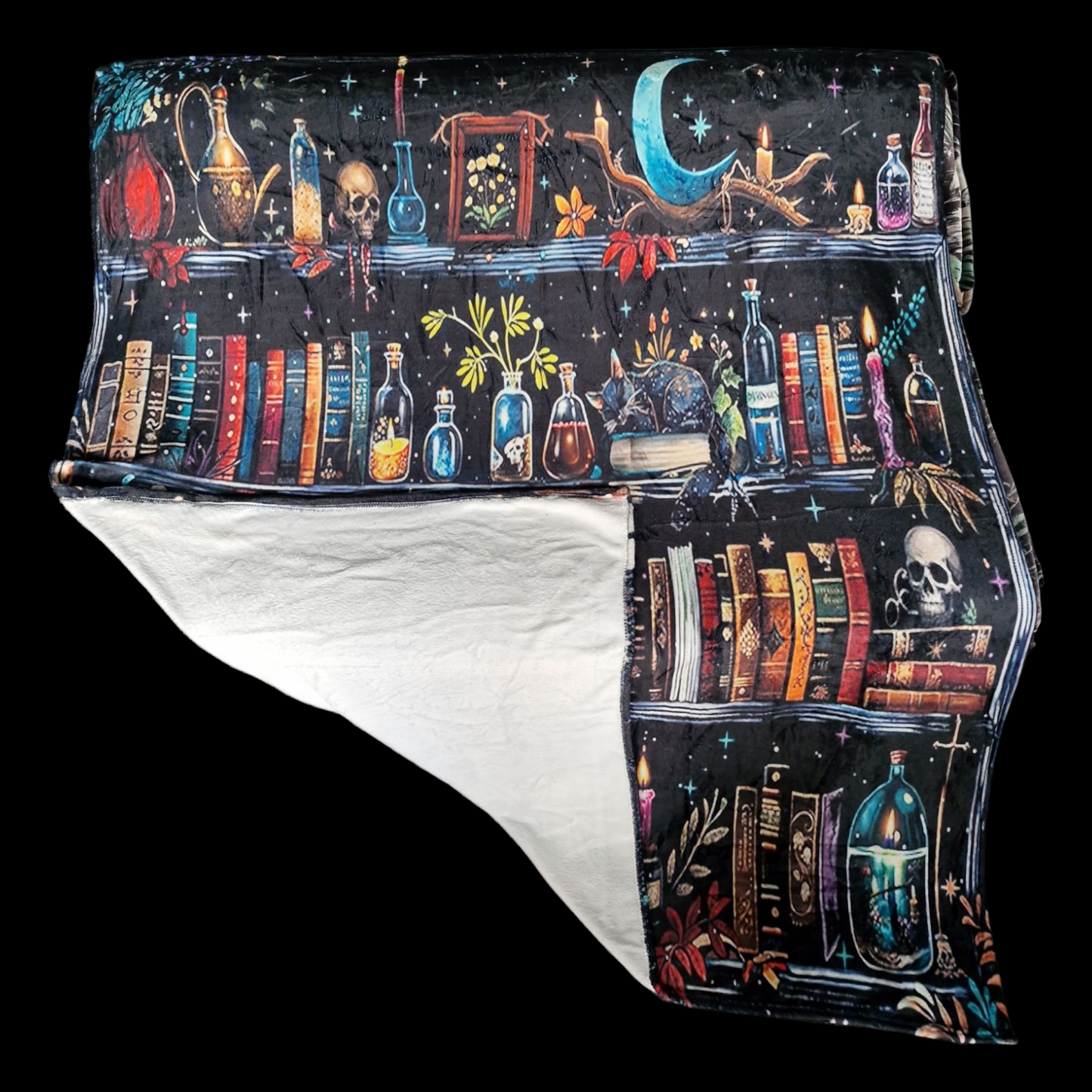 Bookshelf Reading Blanket